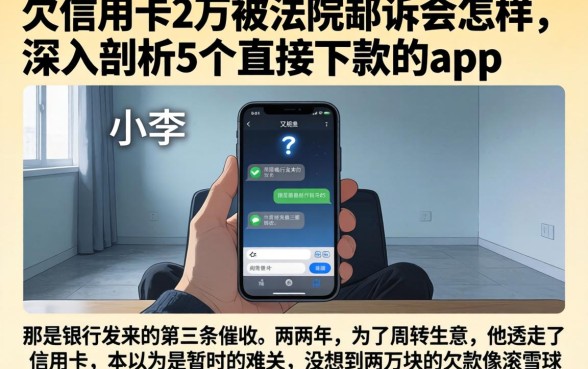 欠信用卡2万被法院起诉会怎样，深入剖析5个直接下款的app