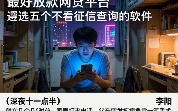 最好放款的网贷平台，遴选五个不看征信查询的软件