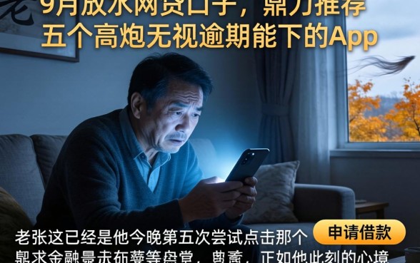 9月放水的网贷口子,鼎力推荐五个高炮无视逾期能下的app