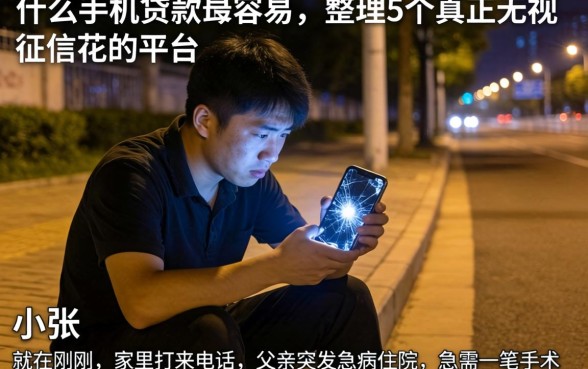 什么手机贷款最容易，整理5个真正无视征信花的平台
