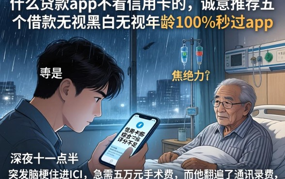 什么贷款app不看信用卡的,诚意推荐五个借款无视黑白无视年龄100%秒过app