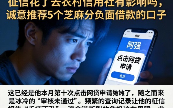 征信花了去农村信用社有影响吗，诚意推荐5个芝麻分负面借款的口子