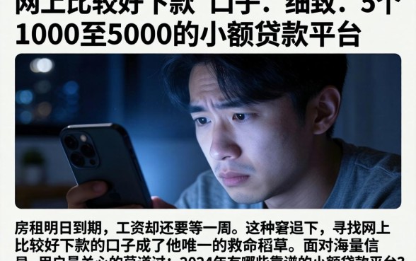 网上比较好下款的口子，细致阐述5个1000至5000的小额贷款平台