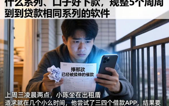 什么系列的口子好下款，规整5个周周到贷款相同系列的软件