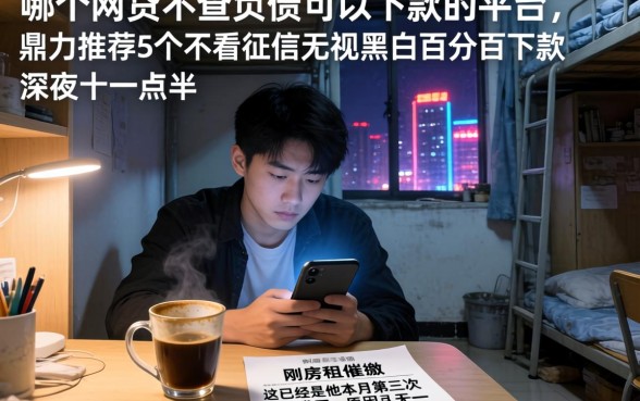 哪个网贷不查负债可以下款的平台,鼎力推荐5个不看征信无视黑白百分百下款