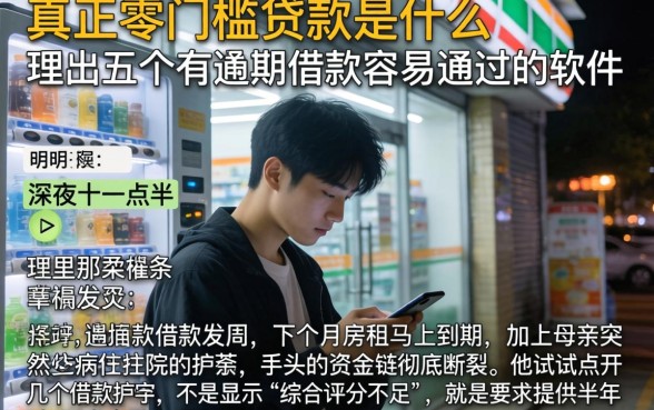 真正零门槛贷款是什么,理出五个有逾期借款容易通过的软件