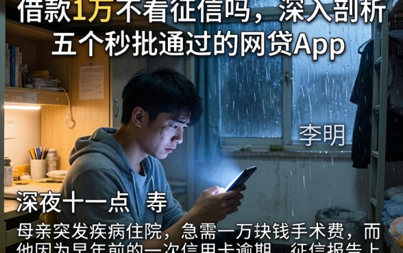 借款1万不看征信吗，深入剖析五个秒批通过的网贷app