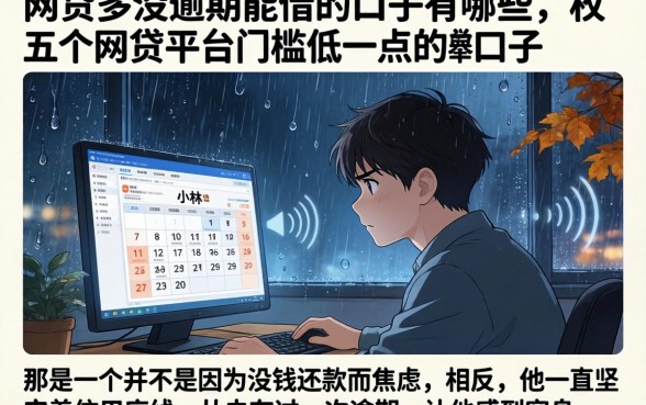 网贷多没逾期能借的口子有哪些,枚举五个网贷平台门槛低一点的口子