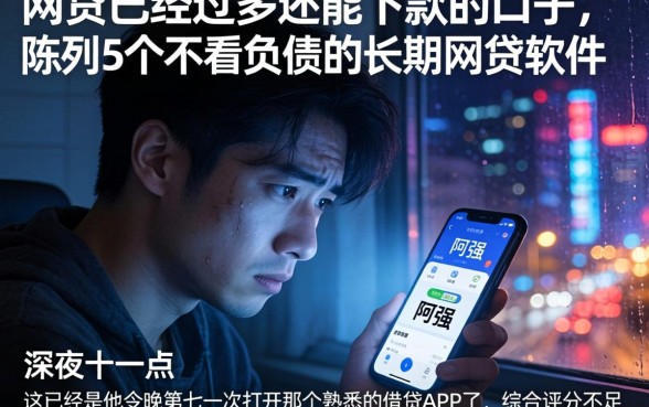 网贷已经过多还能下款的口子,陈列5个不看负债的长期网贷软件