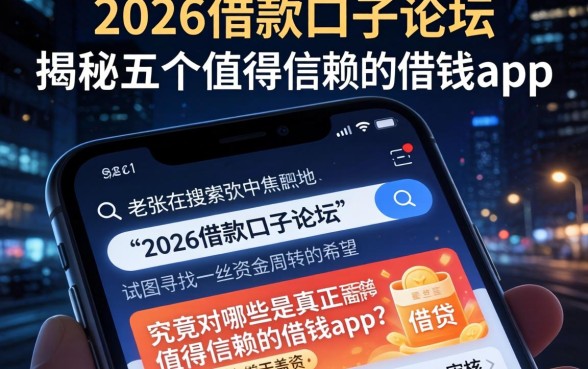 2026借款口子论坛，揭秘五个值得信赖的借钱app