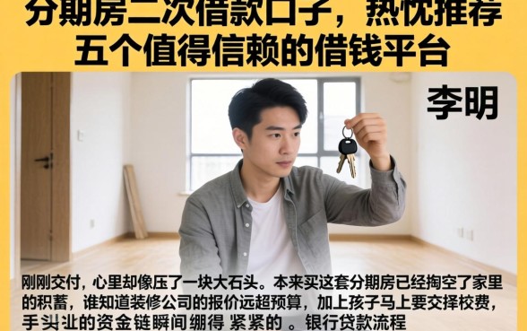 分期房二次借款口子，热忱推荐五个值得信赖的借钱平台