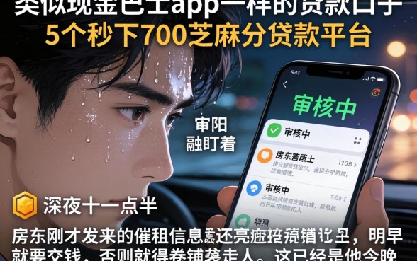 类似现金巴士app一样的贷款口子,概括5个秒下700芝麻分贷款平台
