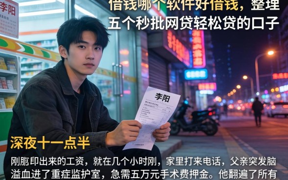 借钱哪个软件好借钱，整理五个秒批网贷轻松贷的口子