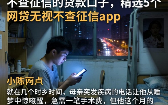 不查征信的的贷款口子，精选5个网贷无视不查征信app