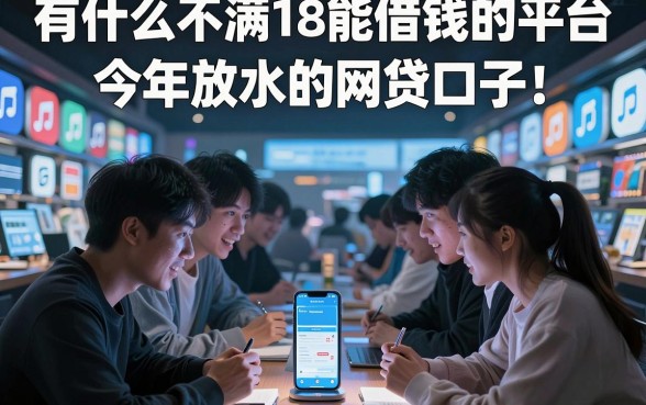 有什么不满18能借钱的平台，枚举五个今年放水的网贷口子