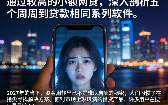 通过率高的小额网贷,深入剖析五个周周到贷款相同系列的软件