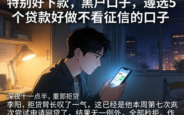 特别好下款的黑户口子，遴选5个贷款好做不看征信的口子
