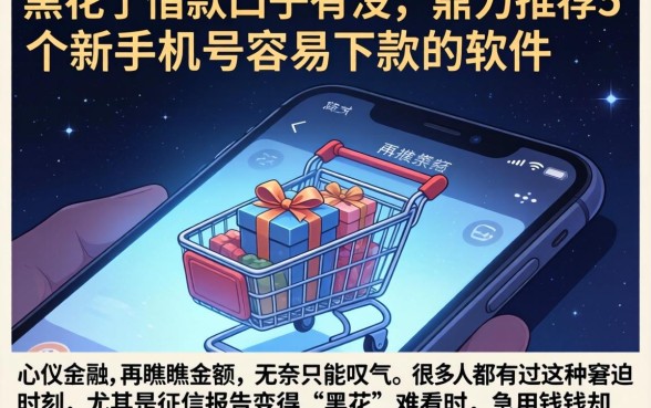 黑花了借款的口子有没，鼎力推荐5个新手机号容易下款的软件