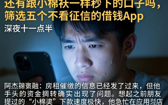 还有跟小棉袄一样秒下的口子吗，筛选五个不看征信的借钱app