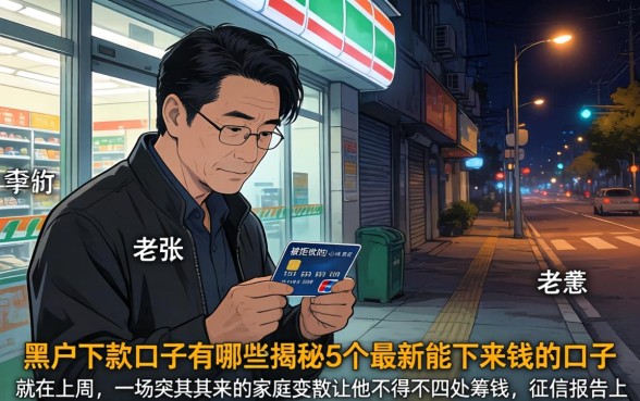 黑户下款口子有哪些,揭秘5个最新能下来钱的口子