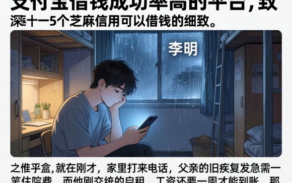 支付宝借钱成功率高的平台，细致阐述5个芝麻信用可以借钱的平台