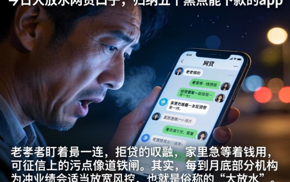 今日大放水的网贷口子，归纳五个黑户能下款的app