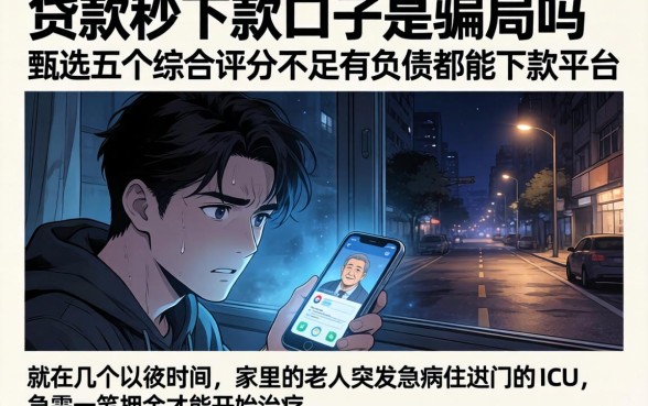 贷款秒下款口子是骗局吗，甄选五个综合评分不足有负债都能下款平台