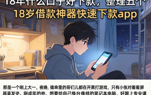 18年什么口子好下款，整理五个18岁借款神器快速下款app