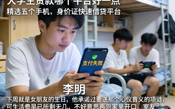大学生贷款哪个平台好一点，精选五个手机和身份证快速借钱平台