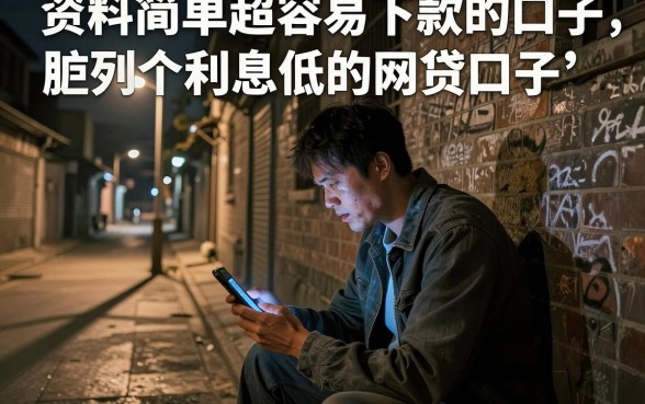 资料简单超容易下款的口子，胪列五个利息低的网贷口子