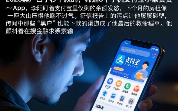 2026黑户口子秒下款的，筛选5个手机支付宝小额贷款的app