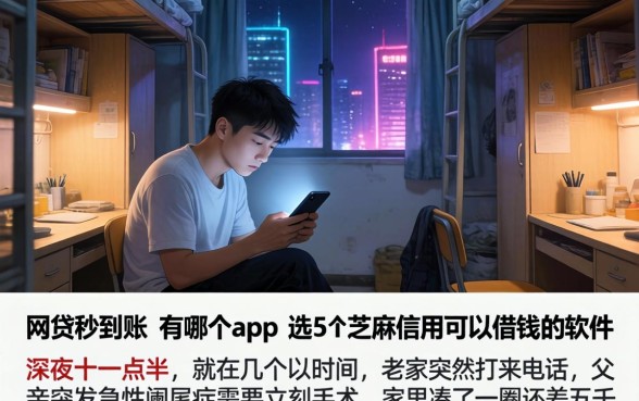 网贷秒到账的有哪个app，遴选5个芝麻信用可以借钱的软件