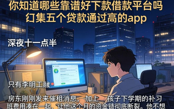 你知道哪些靠谱好下款的借款平台吗,归集五个贷款通过高的app