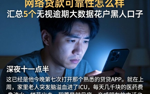 网络贷款可靠性怎么样,汇总5个无视逾期大数据花户黑户口子