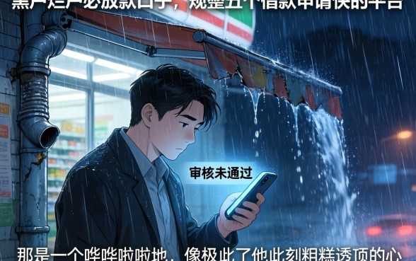 黑户烂户必放款的口子，规整五个借款申请快的平台
