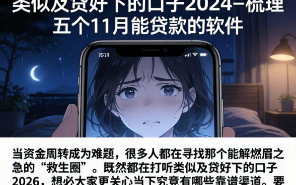 类似及贷好下的口子2026，梳理五个11月能贷款的软件