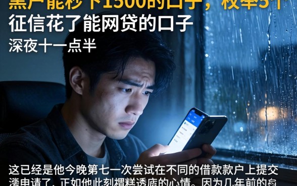 黑户能秒下1500的口子，枚举5个征信花了能网贷的口子