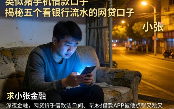 类似猪手机的借款口子,揭秘五个看银行流水的网贷口子