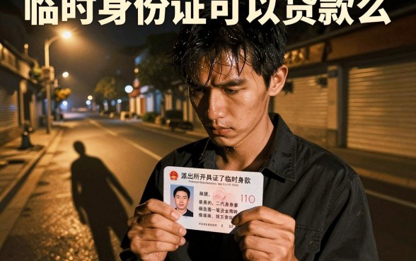 临时身份证可以贷款么,归集5个无视双黑能下款的口子