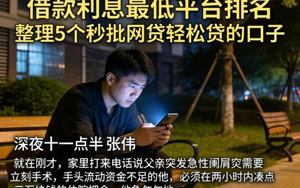 借款利息最低的平台排名,整理5个秒批网贷轻松贷的口子