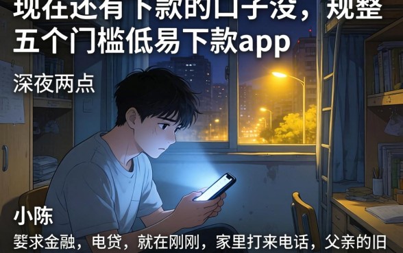 现在还有下款的口子没，规整五个门槛低易下款app