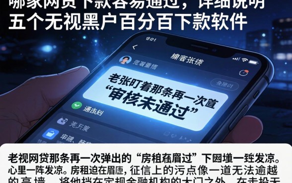 哪家网贷下款容易通过，详尽说明五个无视黑户百分百下款软件