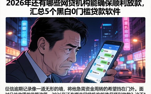 2026年还有哪些网贷机构能确保顺利放款，汇总5个黑户0门槛贷款软件