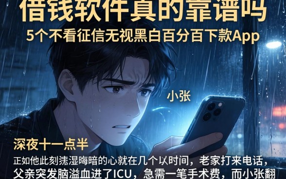 借钱软件真的靠谱吗,枚举5个不看征信无视黑白百分百下款app