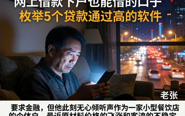 网上借款下户也能借的口子,枚举5个贷款通过高的软件