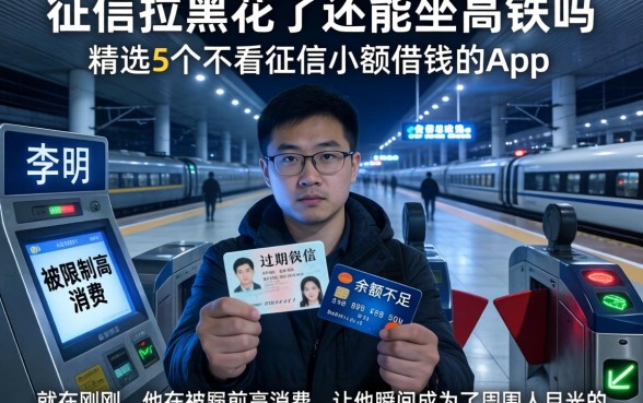 征信拉黑花了还能坐高铁吗,精选5个不看征信小额借钱的app