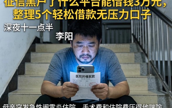 征信黑户了什么平台能借钱3万元，整理5个轻松借款无压力口子