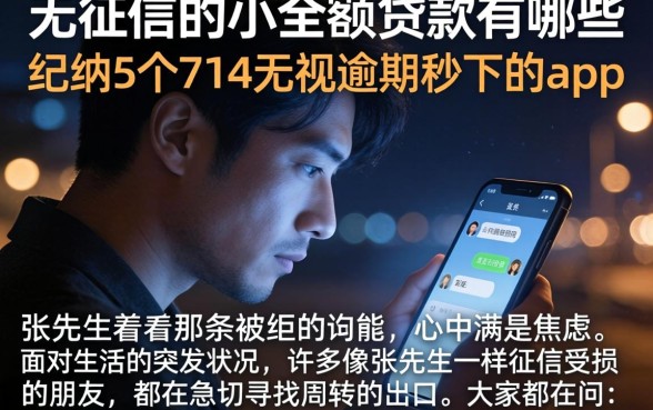 无征信的小额贷款有哪些，归纳5个714无视逾期秒下的app