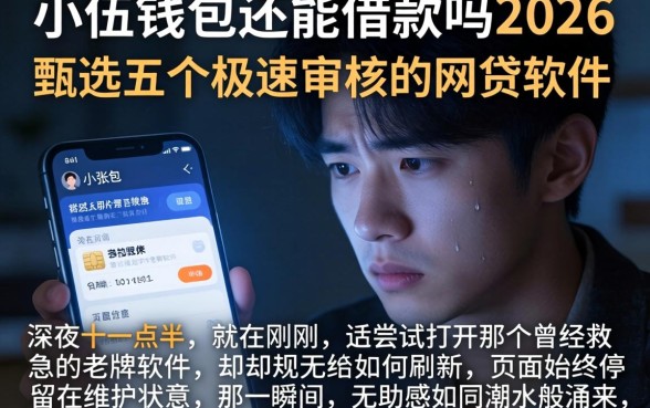 小伍钱包还能借款吗2026，甄选五个极速审核的网贷软件