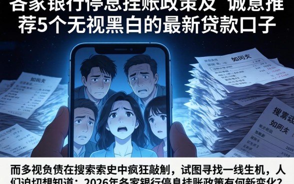 各家银行停息挂账政策及,诚意推荐5个无视黑白的最新贷款口子
